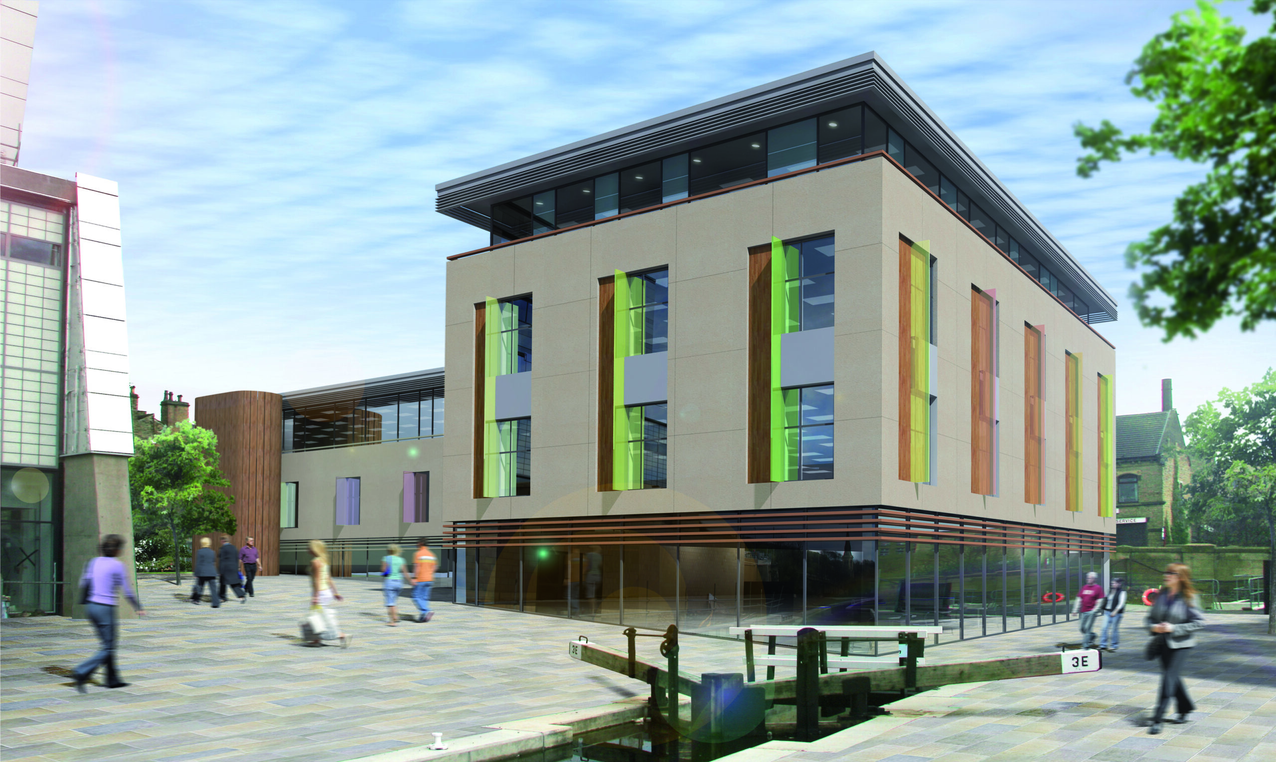 The New Waterfront building
